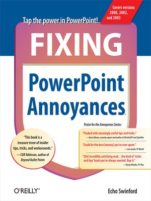 cover image of Fixing PowerPoint Annoyances